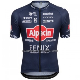 Maglia 2022 Alpecin-Fenix Manica Corta Blu